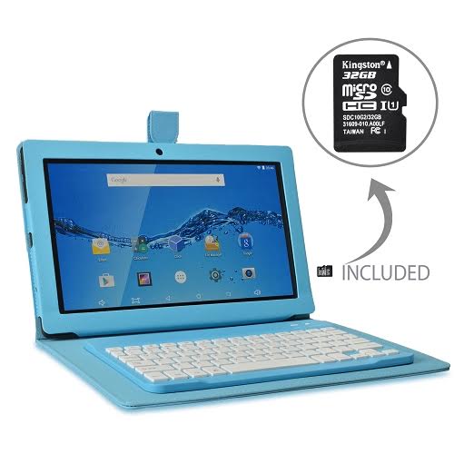 טאבלט + מקלדת + תיק מעטפה DigiLand DL1168A-BLU