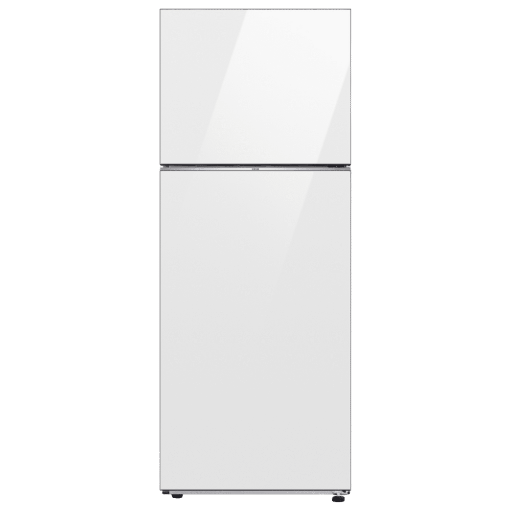מקרר מקפיא עליון 470 ליטר Samsung RT48CB6626WH Bespoke זכוכית לבנה סמסונג