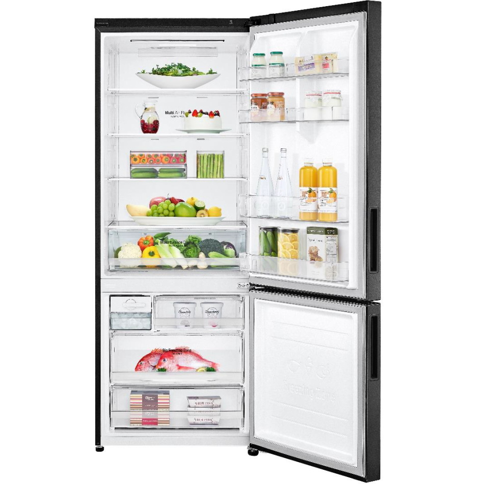מקרר מקפיא תחתון - 462 ליטר LG אל ג'י R-2B479B - שחור | R2B479B – תמונה 3