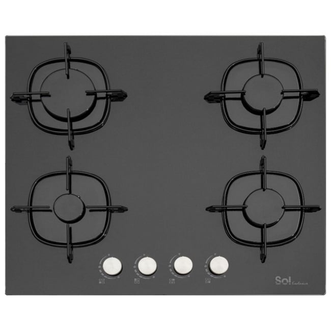 כיריים גז 4 להבות זכוכית Sol סול F6GBE544