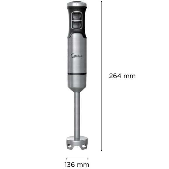 בלנדר מוט מקצועי 1000W כולל אביזרים Midea מידאה MJBH1001W 6136