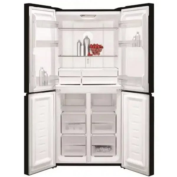 מקרר 4 דלתות זכוכית שחורה Amcor אמקור HR448GB