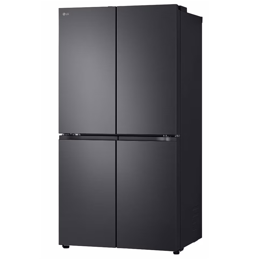 מקרר 4 דלתות אינוורטר - 665 ליטר LG אל ג'י GR-728B נירוסטה מושחרת – תמונה 2
