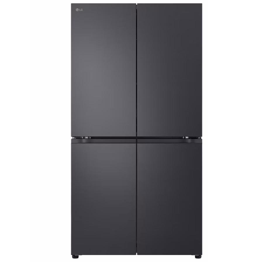 מקרר 4 דלתות אינוורטר - 665 ליטר LG אל ג'י GR-728B נירוסטה מושחרת