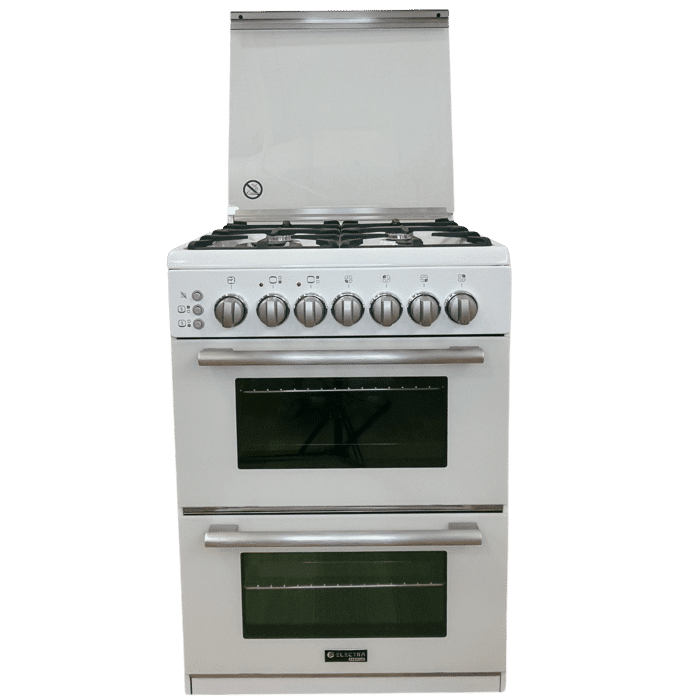 תנור דו תאי משולב כיריים Electra CT66CHQ-EL8060W אלקטרה