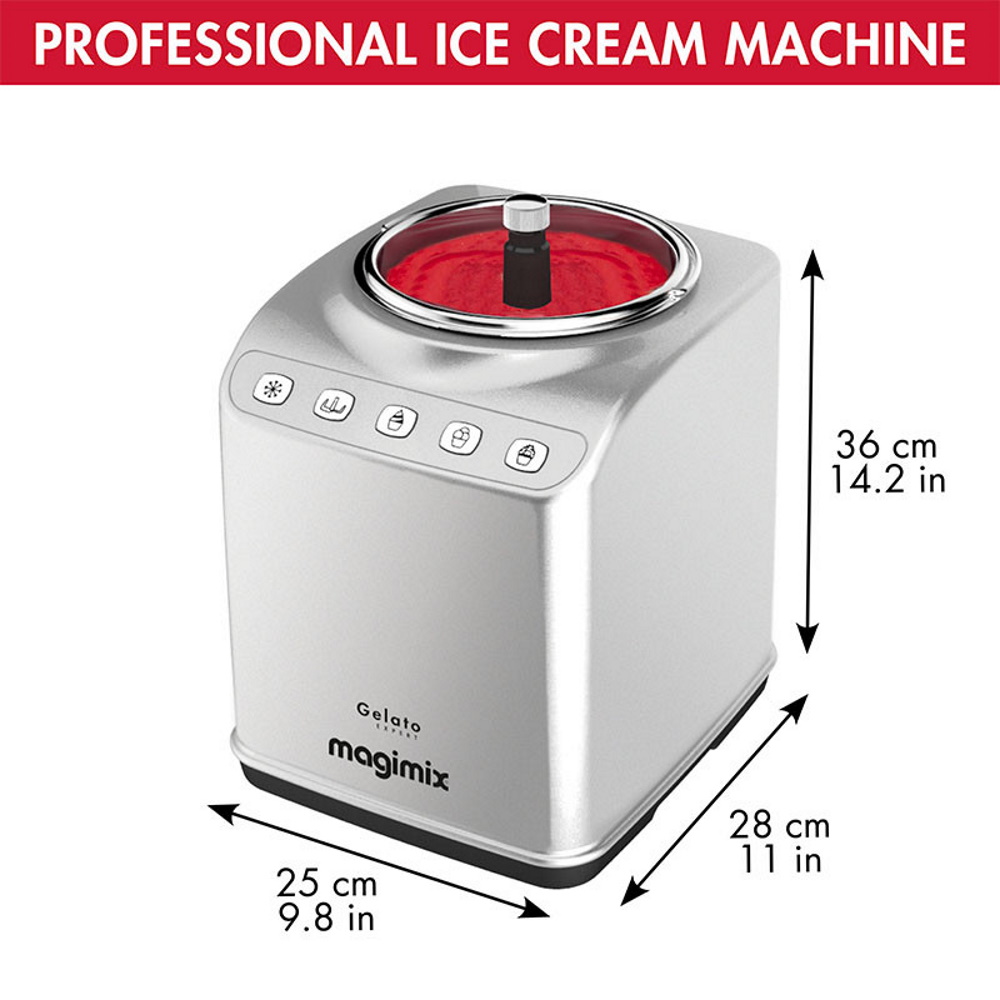 מכונת גלידה מקצועית 4 ליטר Magimix מג'ימיקס Gelato Expert – תמונה 4