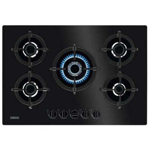 כיריים גז זכוכית Zanussi ZGO78520BA שחור זנוסי