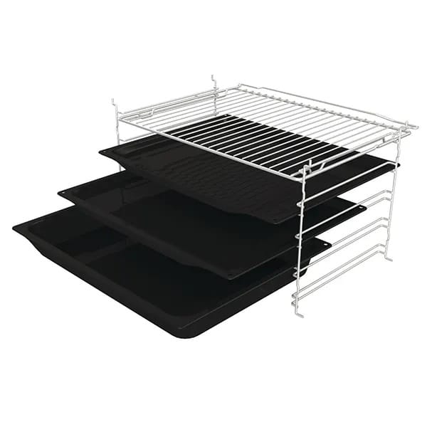 תנור בנוי פירוליטי Gorenje גורנייה G400 BPS6737E04DBG זכוכית שחורה