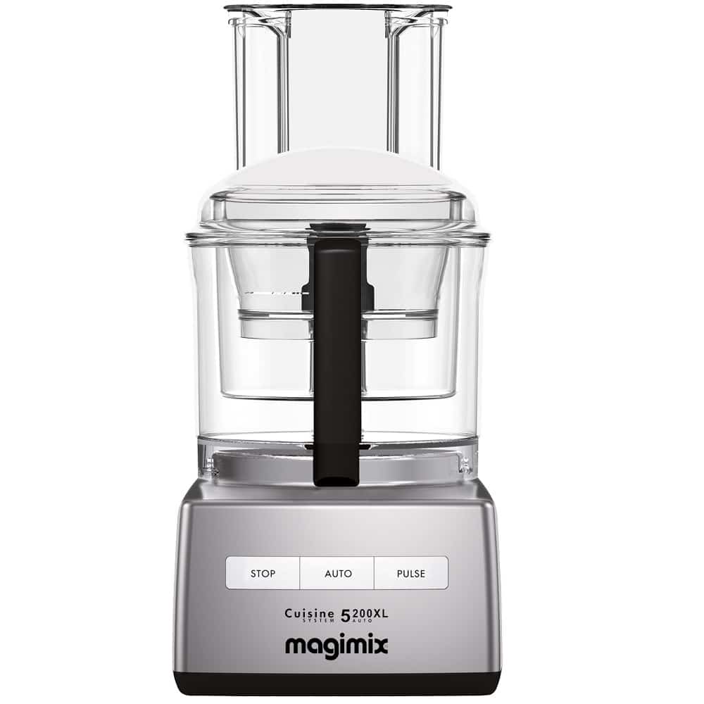 מעבד מזון מקצועי כולל אביזרים Magimix מג'ימיקס CS5200JCMXL Premium כרום מט