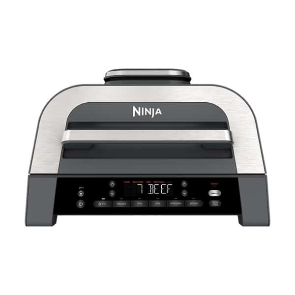 גריל חשמלי חכם כולל פאנל בעברית Ninja נינג’ה Foodi Smart Grill Max DG553