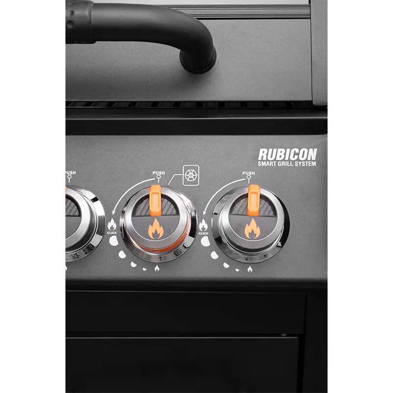 גריל גז Caesar Rubicon 4 – שחור | ER-1H-8804C-2G-BK – תמונה 5
