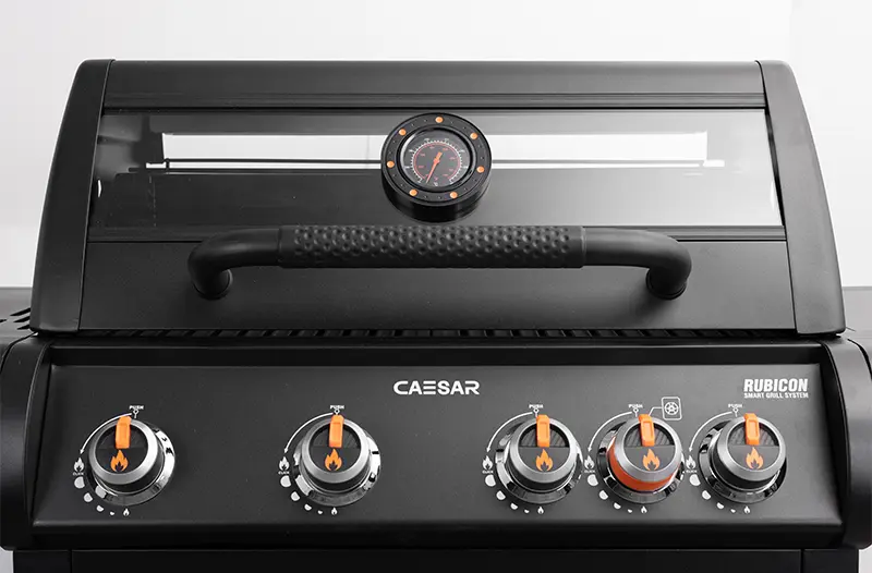 גריל גז Caesar Rubicon 4 – שחור | ER-1H-8804C-2G-BK – תמונה 6