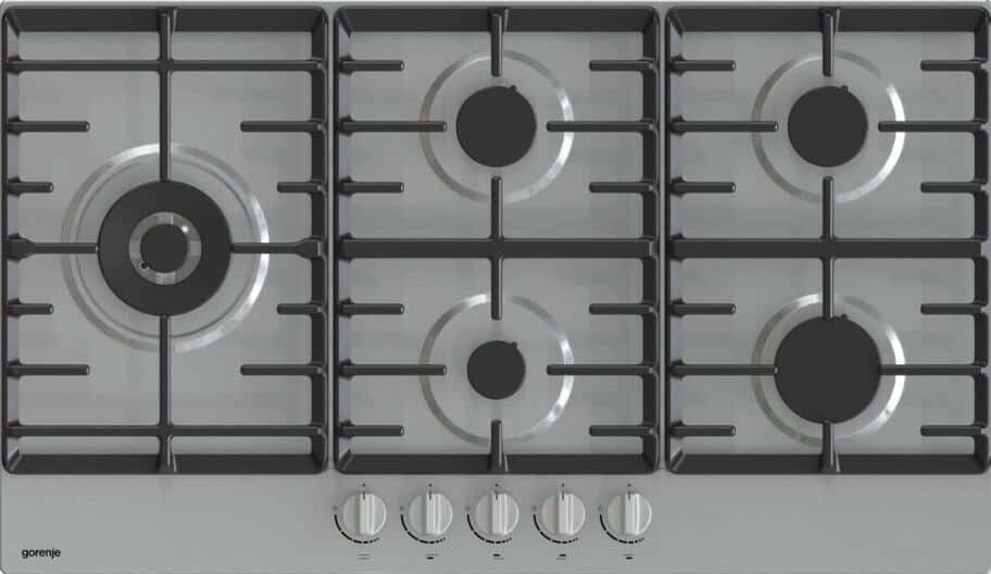כיריים גז נירוסטה 5 להבות Gorenje גורנייה GW951X