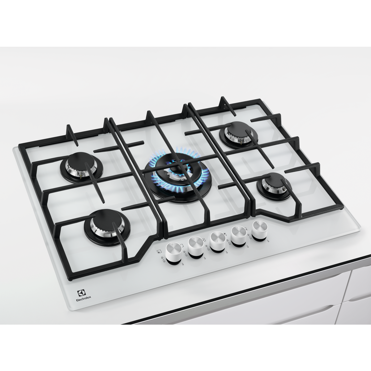 כיריים גז זכוכית 5 להבות Electrolux אלקטרולוקס KGG75362W