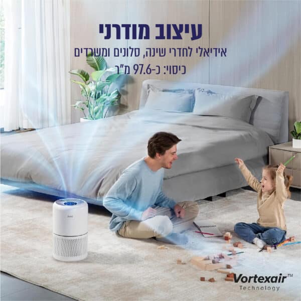מטהר אוויר חכם כולל שליטה מאפליקציה Levoit לבאויט Core 300S