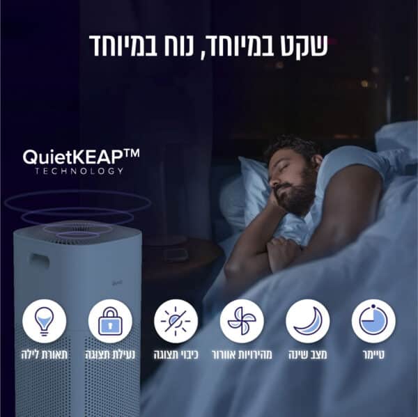 מטהר אוויר חכם LEVOIT לבואיט LAPC601SWEU
