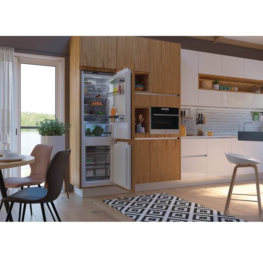 מקרר אינטגרלי עם מקפיא תחתון GORENJE גורניה NRKI2181A1