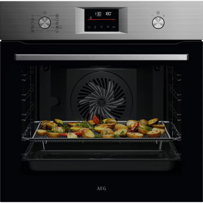 תנור בנוי פירוליטי AEG OS6PB50AM א.א.ג עם תכנית AirFry