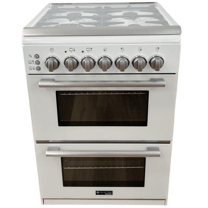 תנור דו תאי משולב כיריים Electra CT66CHQ-EL8060W אלקטרה