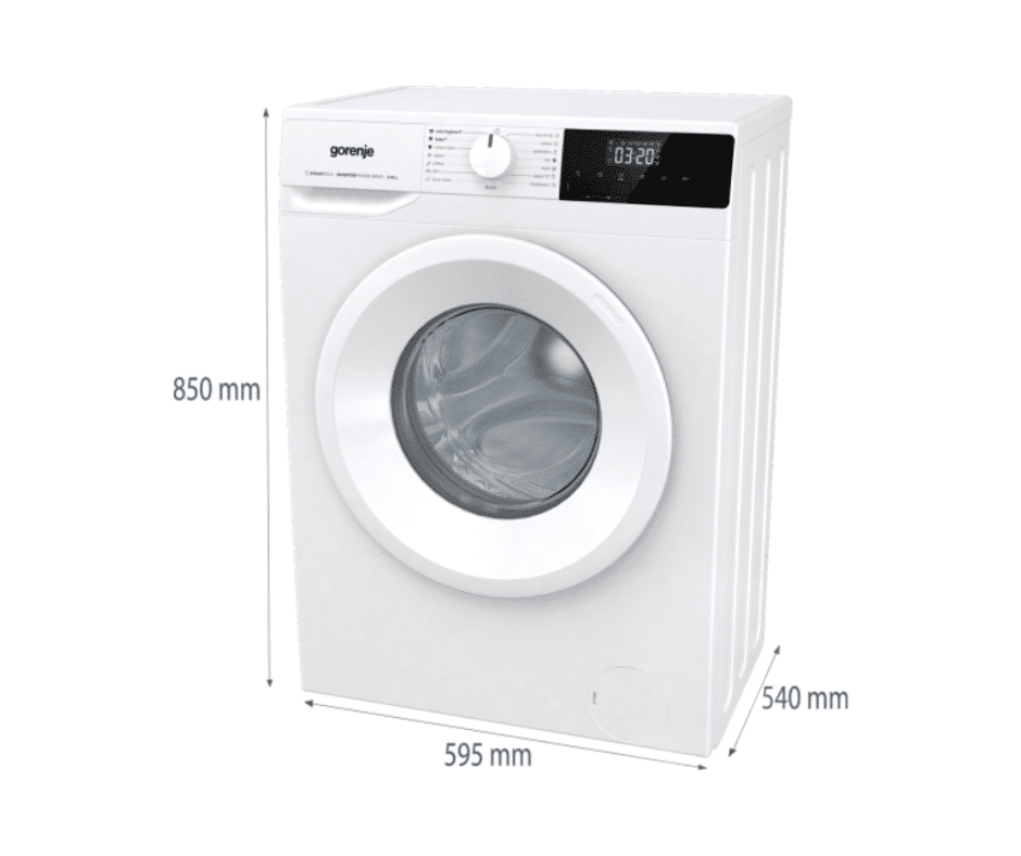 מכונת כביסה חזית 8 ק"ג Gorenje גורניה WNHPI84AS